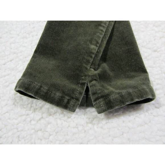 Modcloth women's army green stretch tapered leg corduroy pants 1X - Picture 6 of 12